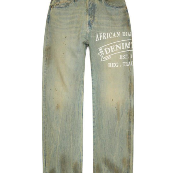 Baggy Adg Denim Tears Pant Dirty Wash Woman’s