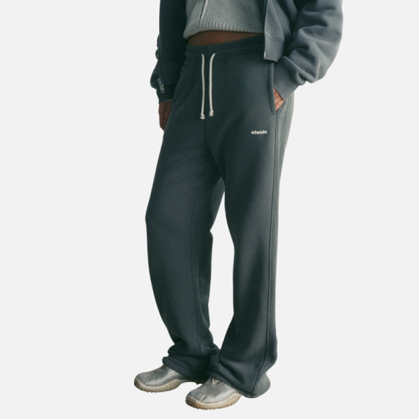 Vintage Straight Leg Sweatpants - Sea Green